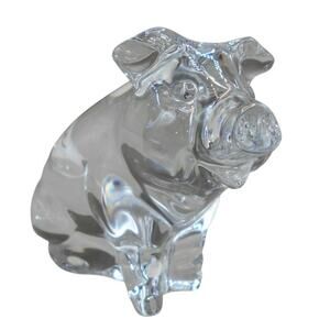 Princess House Crystal Pets Penelope Pig Design 24% Lead Crystal Germany